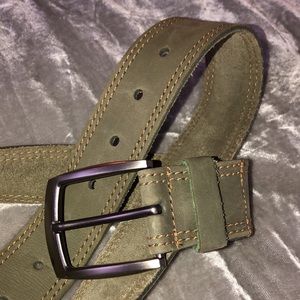 HIDE AND DRINK leather/suede belt Size 36